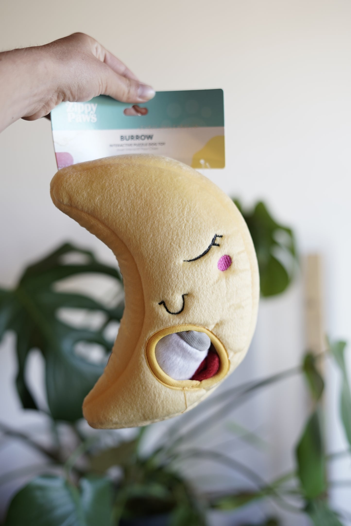 Doudou lune pour chien, activité de fouille, jouet interactif mignon et résistant