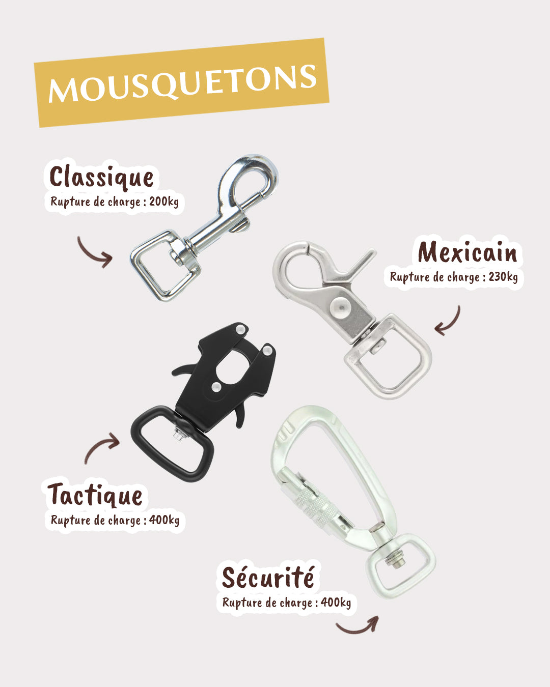 Laisse 100% Paracorde