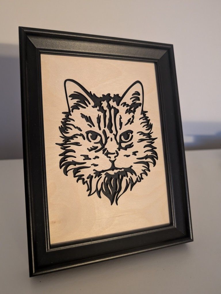 Portrait sur bois - Paiement initial 1/2