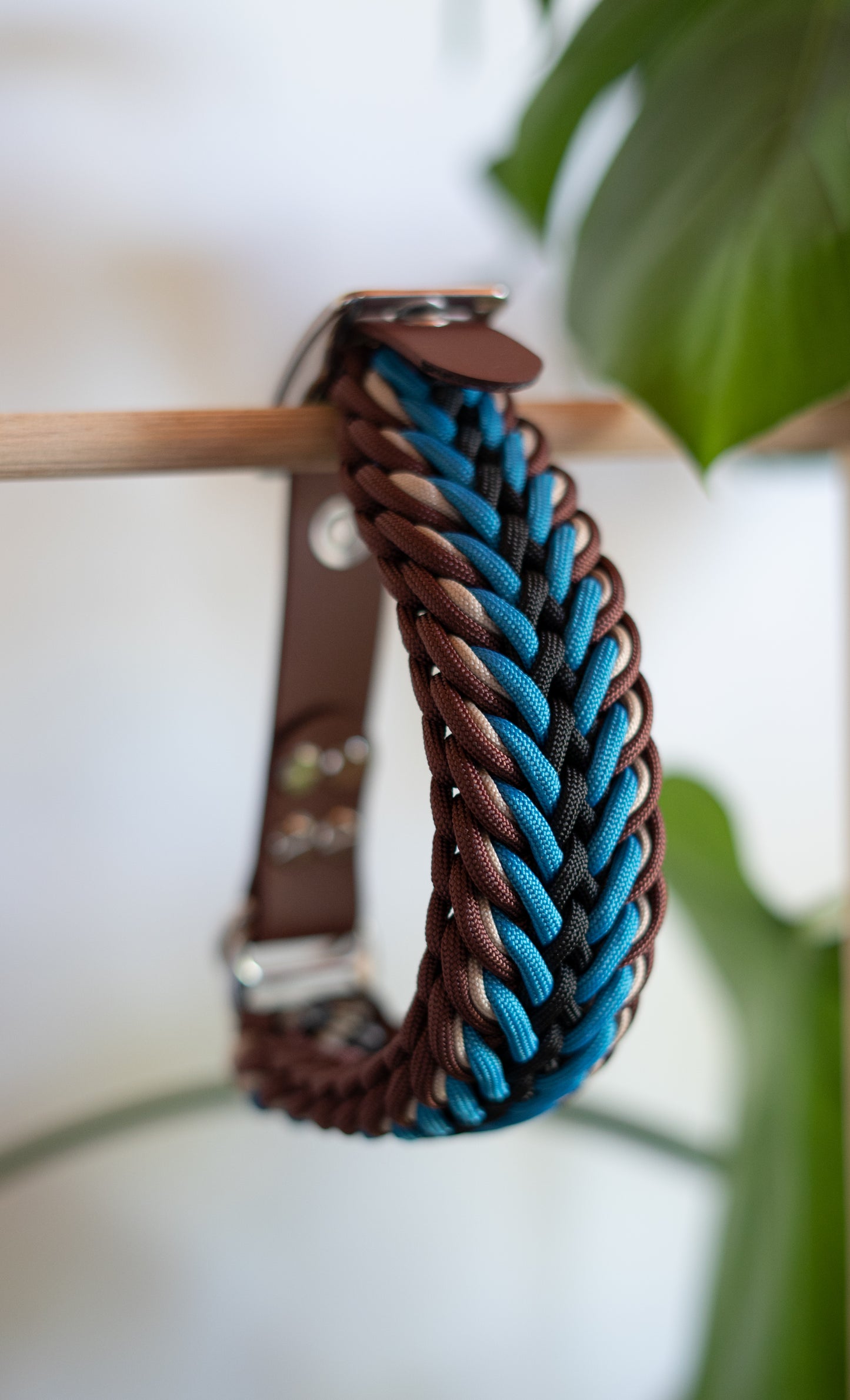 Accessoire pour chien artisanale, ultra résistant pour grandes races, tressage paracorde 