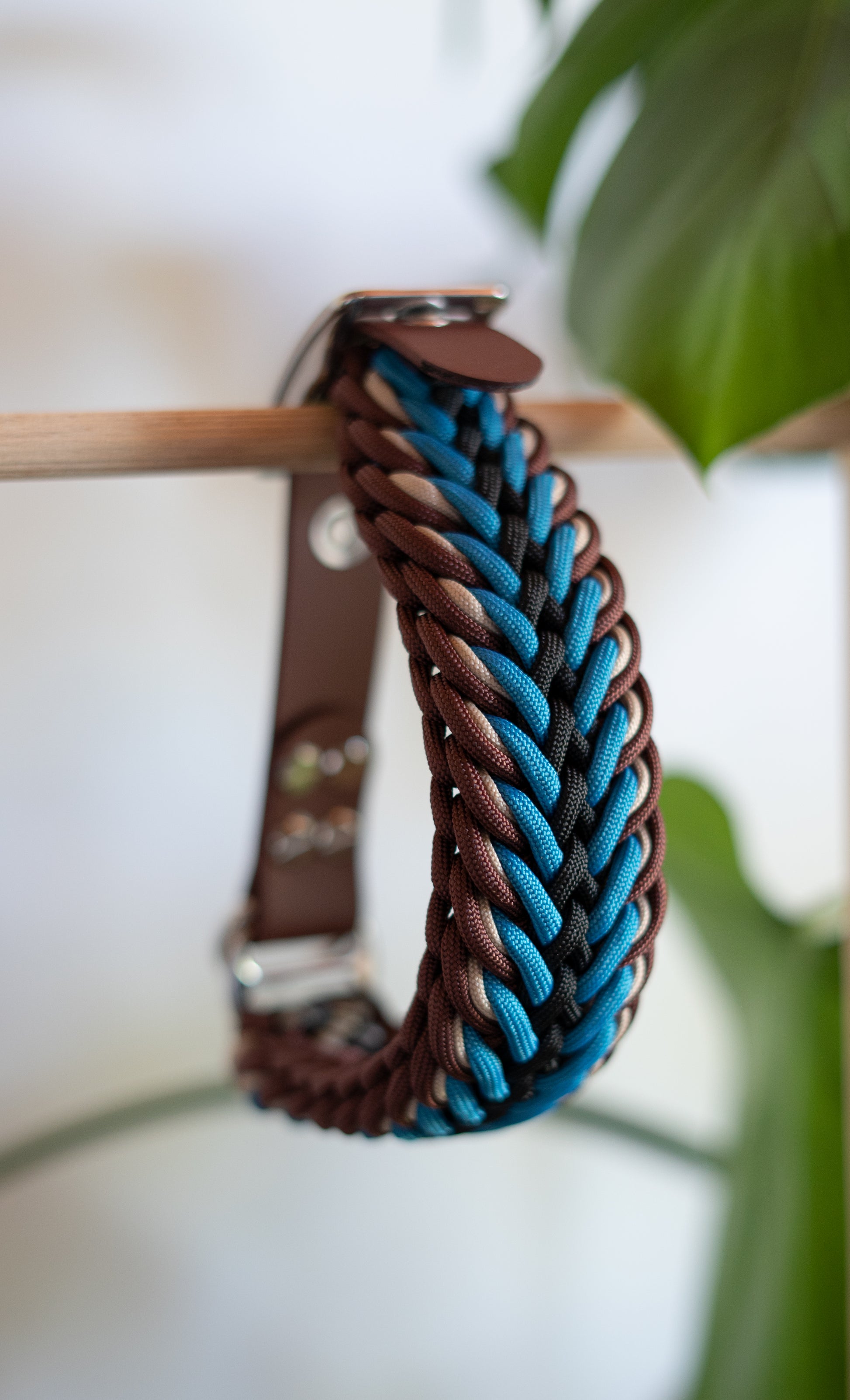 Accessoire pour chien artisanale, ultra résistant pour grandes races, tressage paracorde 