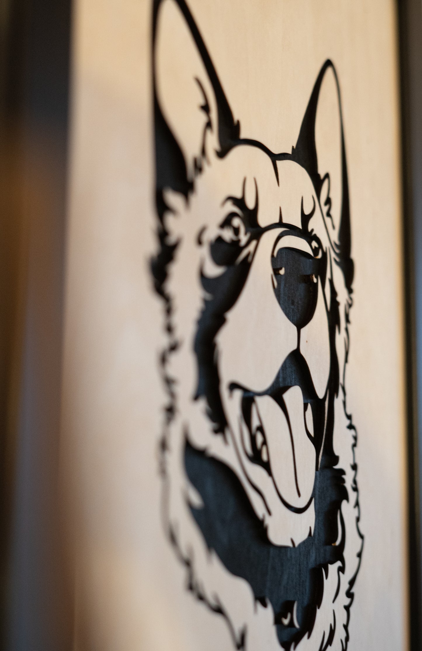 Portrait sur bois - Paiement initial 1/2